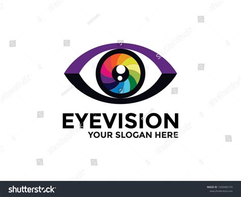 Eye Vision Logo Design Vector Template Vector De Stock Libre De