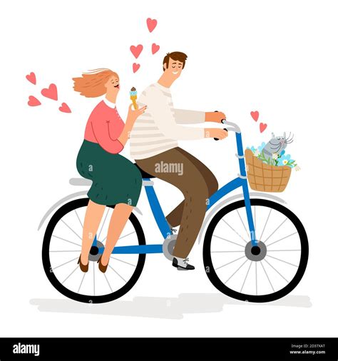 Top 169 Bike Couple Cartoon