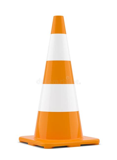Orange Traffic Cone Stock Illustration Illustration Of Security 85682086