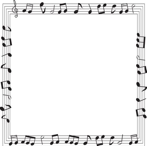 Free Photo Musical Notes Music Note Frame Music Border Frame Max Pixel