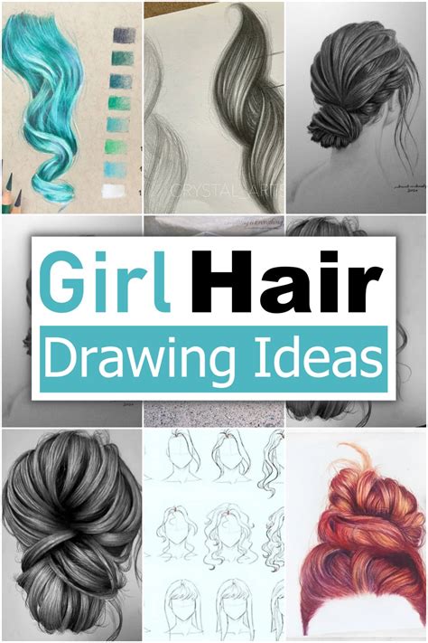 30 Girl Hair Drawing Ideas For Beginners Diyscraftsy