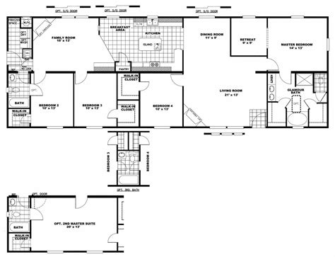 Mobile Home Floor Plans With Two Master Suites Floorplansclick