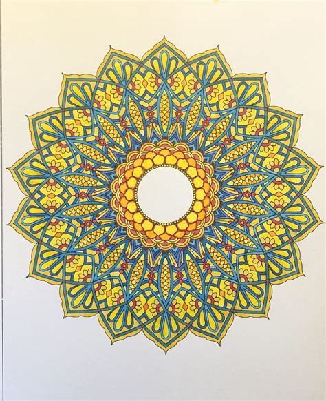 A Mandala Design From Prajakta Ps “energy Mandalas” Colored 10 2019