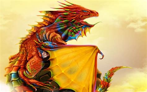 Hd Rainbow Dragon Wallpaper Download Free 120382