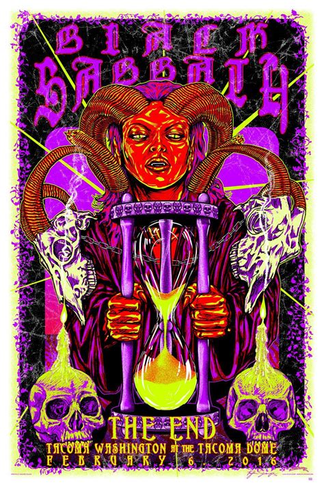 Pin By Vinny Joe On Psychedelic Art Black Sabbath Poster Concert