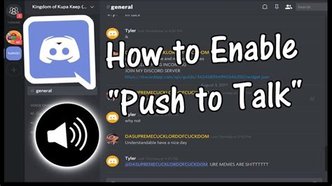 Add friends from their profile. Discord Tutorial Episode #1 How To Activate Push To Talk ...