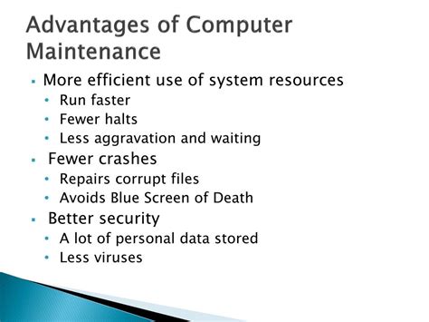 Ppt Computer Maintenance Powerpoint Presentation Free Download Id