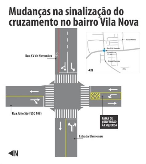 Ittran Faz Mudanças No Cruzamento Da Rua 15 De Novembro Com A Rodovia Do Arroz Em Joinville