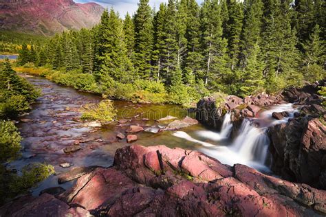 Late Afternoon On Red Rocks Trail Stock Image Image Of Park