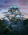 Magical Osaka Castle with the lights on : r/japanpics