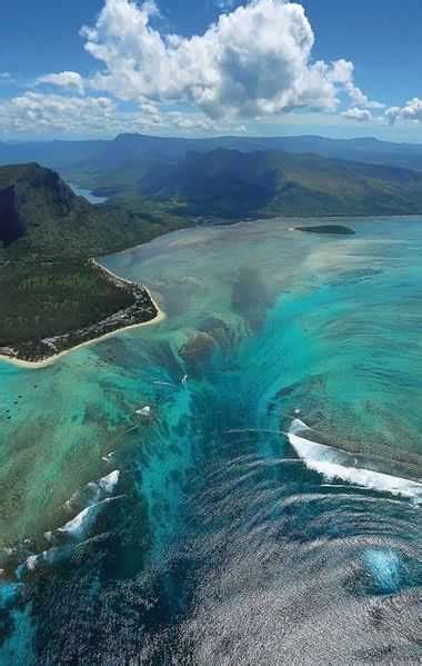 Underwater Waterfall Mauritius Helicopter Flight Tour Images Holidify
