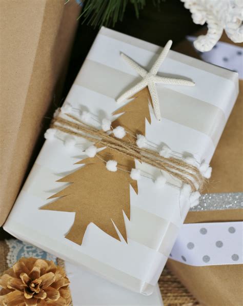 Use kraft paper or regular brown paper bags as your base for this easy, customizable diy. Creative Christmas Gift Wrapping Ideas - Sand and Sisal