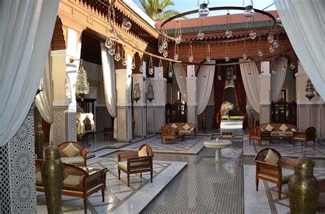 Moroccan Patios Courtyards Ideas Photos Decor And