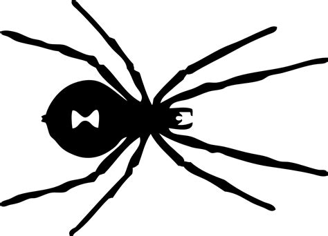 Spider Black Widow White Line Art Tatoo Tattoomagz › Tattoo Designs