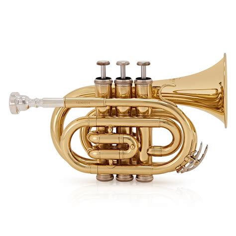 Pocket Trumpet By Gear4music Gold B Stock At Gear4music