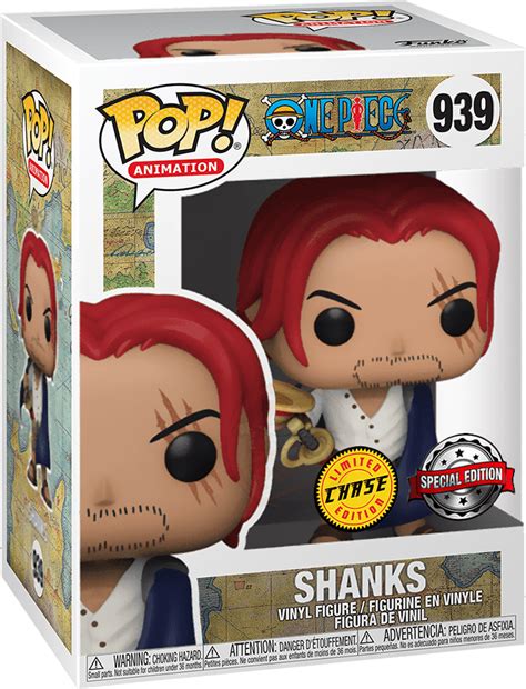 Funko Pop Animation One Piece Shanks Vinyl Figure Limited Chase Edition New Buy