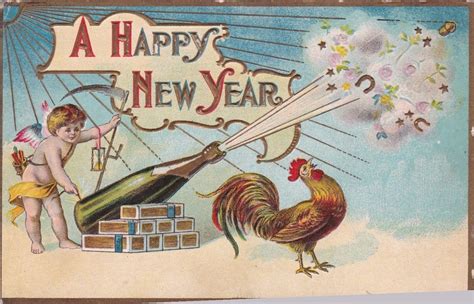 Pin By Scview Antique Images And Postca On New Year Postcards Scview