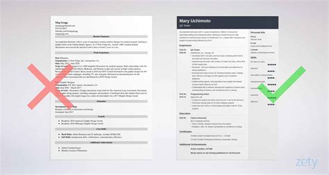 When reviewing your job ad for the qa tester position within sww group, inc. QA Tester Resume: Examples and Complete Guide 10+ Tips