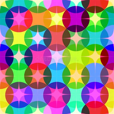 Multicolored Seamless Pattern Stock Vector Illustration Of Color