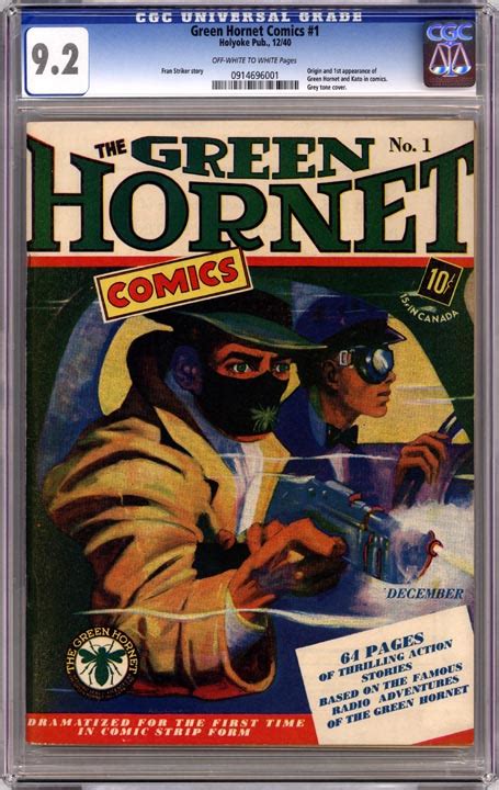 Green Hornet Comics 1 Cgc