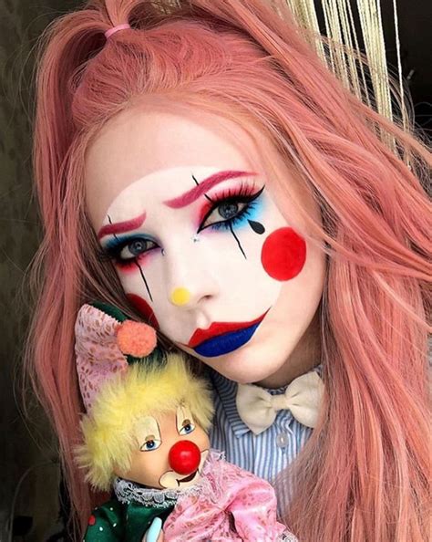 scary clown makeup looks for halloween 2020 the glossychic