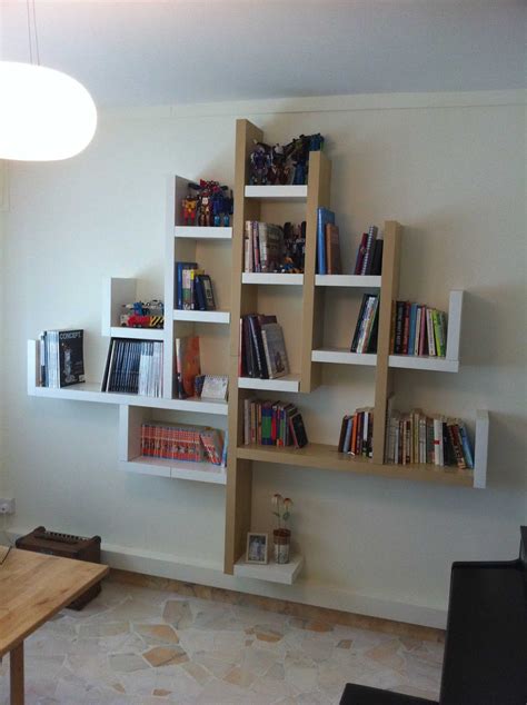 Ikea Lack Bookshelf Many Shelves Put Together To Build This So Cool