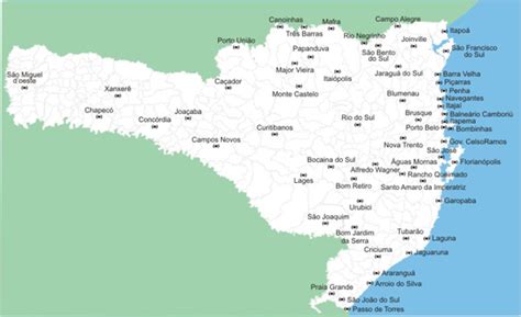 Mapa De Santa Catarina Mapa Sc Encontra Santa Catarina