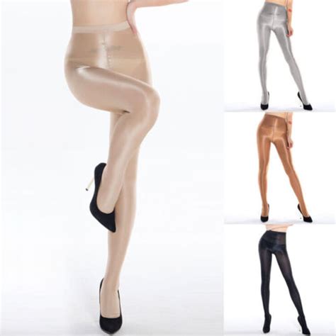 womens sexy sheer oil 70d gloss shiny glossy classic pantyhose tights stocking ebay