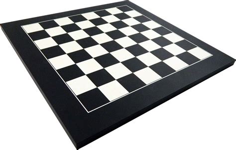 Wooden Black And White Chess Board 35mm Squares