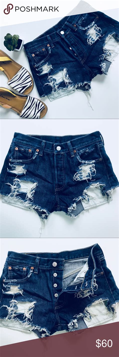 The official levi's® us website has the best selection of levi's® jeans, jackets, and clothing for men, women, and kids. Vintage Levi's 501 High Rise Wedgie Jean Shorts 30 ...