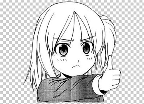 Anime Manga Thumb Signal Know Your Meme Animation Png Clipart Arm
