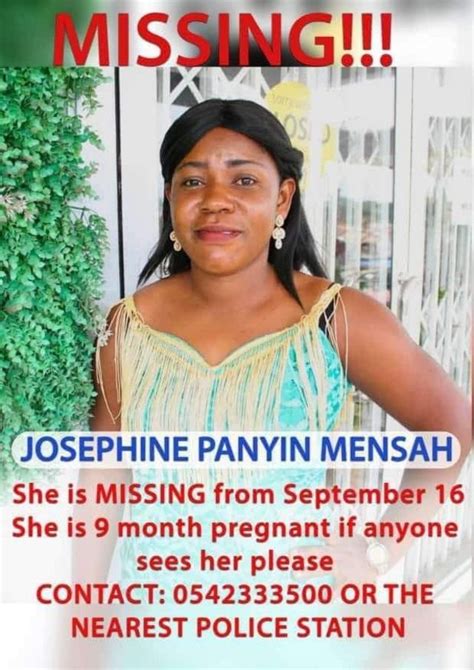 missing takoradi pregnant woman josephine mensah husband ghana minister doctor disagree on