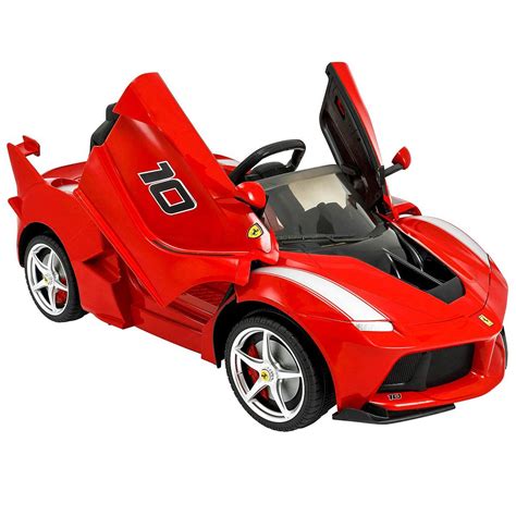 Ferrari Laferrari 12v Electric Motorized Ride On Car For Kids With Par