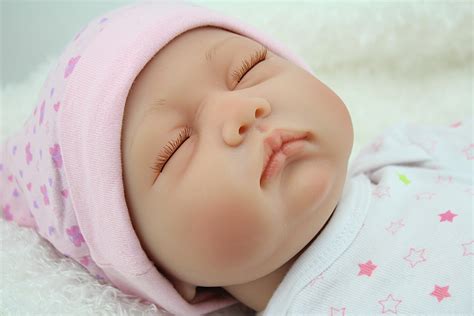 22 Silicone Reborn Baby Realife Sleeping Girl Dolls T Nursery