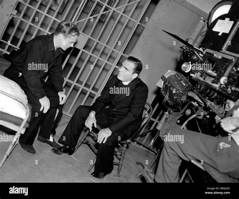 Angels With Dirty Faces James Cagney Pat Obrien On Set 1938 Stock
