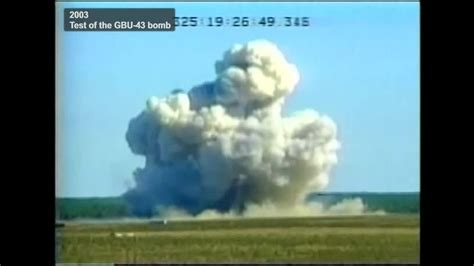 Video Test Video Shows Massive Force Of The “mother Of All Bombs” Video Citynews