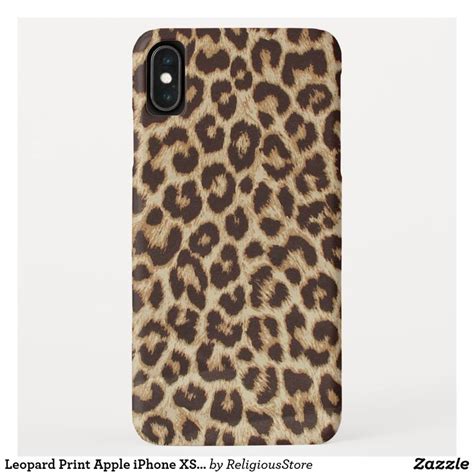 Leopard Print Apple Iphone Xs Max Case Iphone Prints