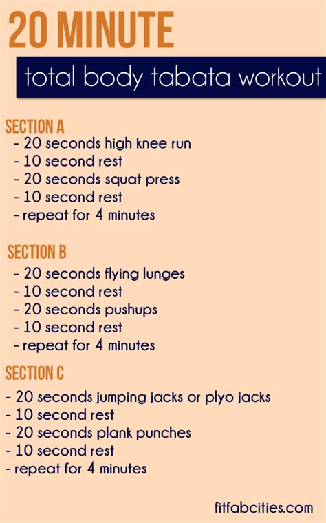 Bridal Fitness On Paper 20 Minute Cardio Intervals
