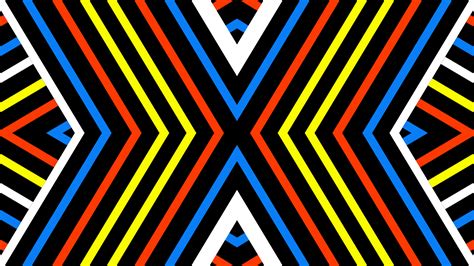 80016 Diagonal Stripes Digital Art Blue Symmetry Geometry