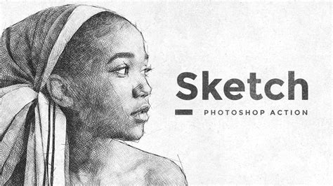 Sketch Effect Photoshop Action Tutorial Youtube