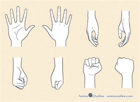 How To Draw Anime Hands Step By Step Con Imágenes Referencia De