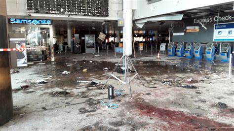 Photos Show Damage Inside Brussels Airport After Attack
