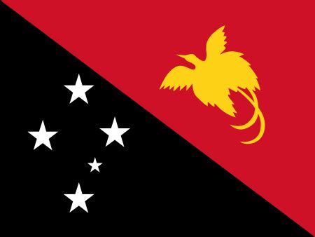 The independent state of papua new guinea (informally, papua new guinea or png) is a country in oceania, occupying the eastern half of the island of new guinea and numerous offshore islands (the western half of the island is occupied by the indonesian provinces of papua and west irian jaya). Free Papua New Guinea Flag Images: AI, EPS, GIF, JPG, PDF ...