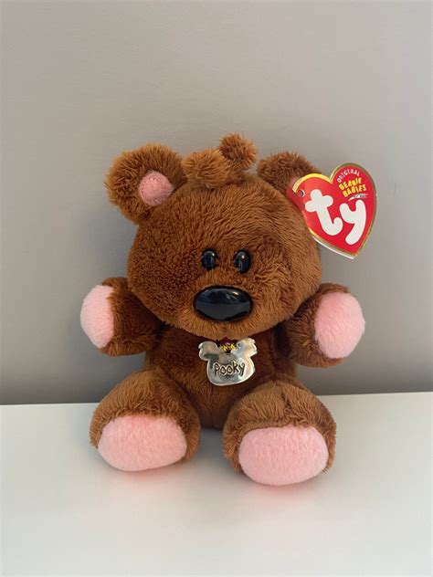 Ty Beanie Baby Pooky The Stuffed Animal Bear Garfield Movie Etsy