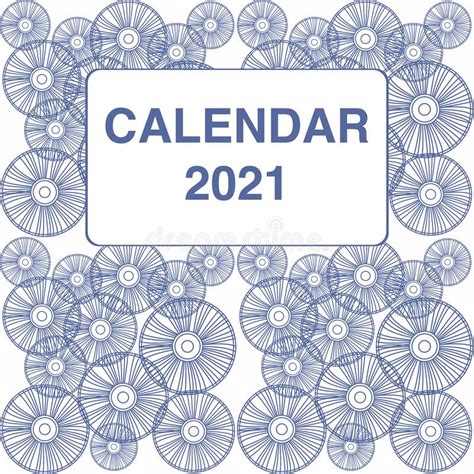 Orn 2design Calendar 2021 Year In Trendy Ornamental Style Stationery