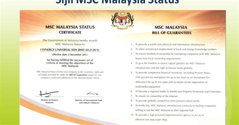 Saya telah mendapat ulasan seperti berikut oleh ppl dan telah menerima sijil skm. Sijil MSC Malaysia Status