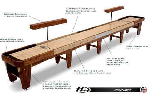 22 Dominator Shuffleboard Table