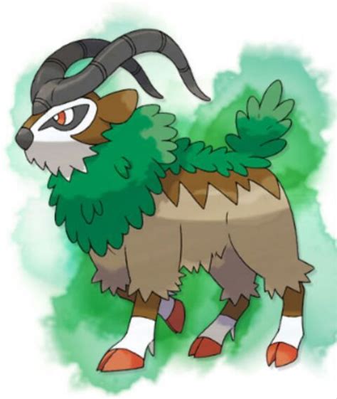 Green Pokemon With Horn Sawsbuck Pokémon Bulbapedia The