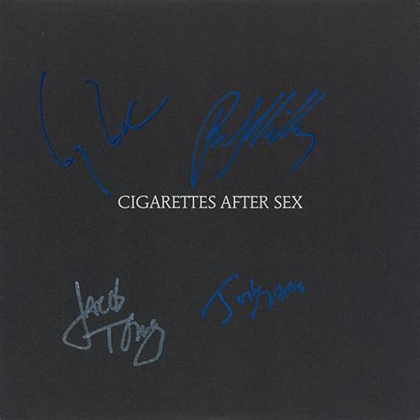 Cigarettes After Sex Band Signed Self Titled Album Artist Signed