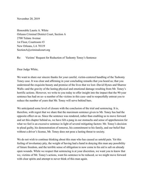 Sentencing commission is an independent agency in. Sample Letter To Judge Asking For Leniency